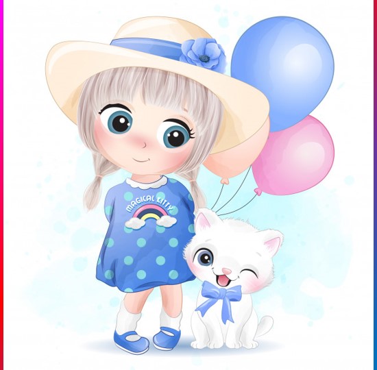 Cute Cartoon Pics for Whatsapp DP Profile - Cartoon Images for DP 2021